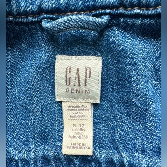 Baby Gap 100% Organic Cotton Icon Denim Jacket - Picture 9 of 11